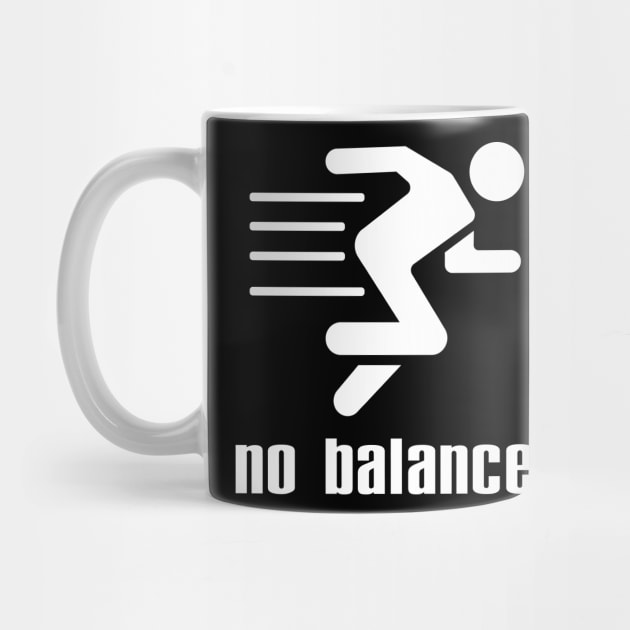 No Balance white logo by sufian